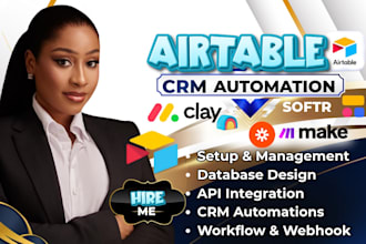 do airtable automation, airtable database crm, clay com, n8n ai, softr webapp