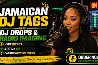 record jamaican dj drops, reggae, dancehall drops, radio jingles and hype intros