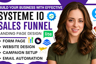 sales funnel in systeme io, clickfunnels sales funnel gohighlevel landing page