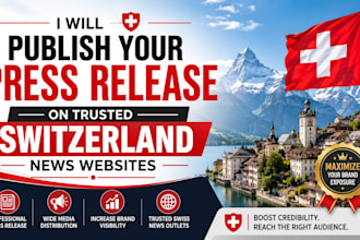 publish your press release on trusted switzerland news websites