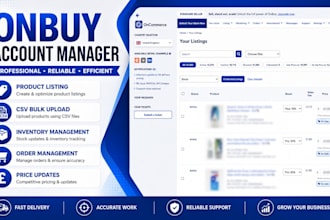 manage your onbuy seller account professionally