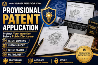 file provisional patent to secure your invention before public disclosure