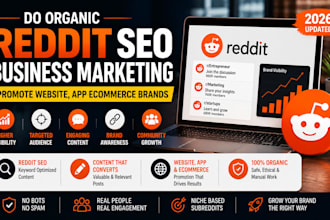 help ai tools, startups and saas brands grow with organic SEO reddit marketing
