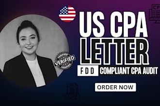 deliver gaap compliant CPA audit for franchise fdd reporting with signed opinion