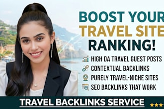 do travel backlinks using high da travel guest post contextual links