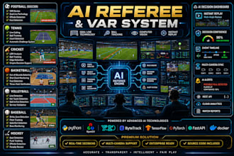 develop ai referee var goal line ball tracking, foul detection, sports cv system
