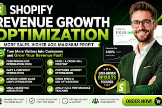 optimize shopify store to increase sales conversions and revenue