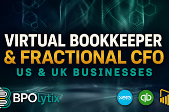 be your monthly virtual bookkeeper and fractional cfo