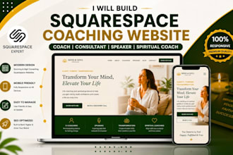 build  squarespace coaching consultant website speaker website spiritual coach