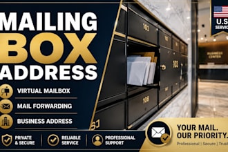 provide virtual mailbox business office address mail forwarding company setup