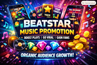o professional beatstar music promotion for organic audience growth