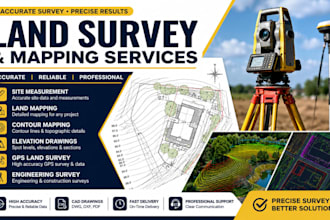 site measurement land mapping contour elevation gps land survey engineering