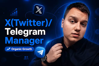 manage your crypto x twitter or telegram ghostwriting and full content strategy