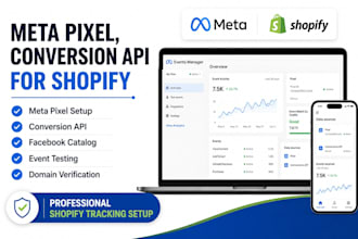 set up meta pixel, conversion API and facebook catalog for shopify