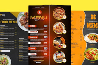 menu designer, restaurant menu design, digital menu, static digital menu board