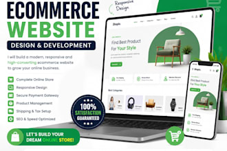 build a modern ecommerce website with shopify, woocommerce, or custom solutions