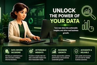 provide actionable data analysis and power bi dashboards