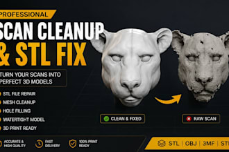 do stl file repair, custom modification for 3d printing, 3d stl file repair