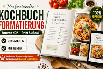 formatiere dein kochbuch mit bildern für amazon kdp als print und ebook