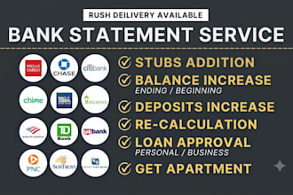 design a professional editable bank statement bank statement