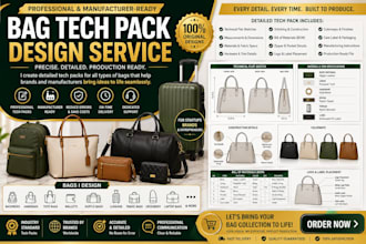 design backpack handbag, bag, wallet, duffle bag tote, luggage for tech pack