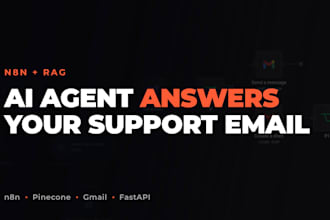 build an n8n ai support agent that answers your email using rag