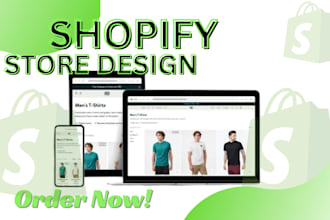 design shopify store, shopify website, shopify dropshipping store, redesign shop