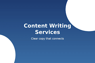 write clear articles and website content