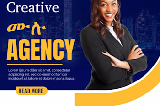 design a professional banner for your business
