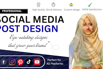 design professional canva social media posts and templates