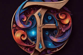 create a fantasy logo