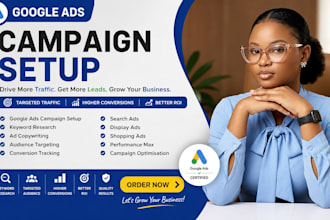 setup and optimise google ads campaign for more sales PPC campaign and optimise