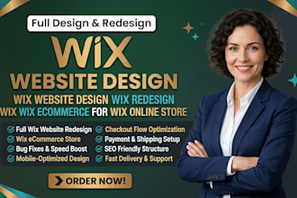 wix website design wix redesign wix development ecommerce for wix online store