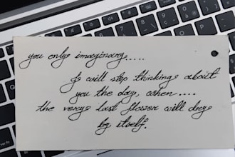 handwrite text neatly and beautifully