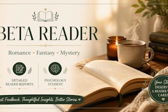 provide detailed, honest feedback on your unpublished novel