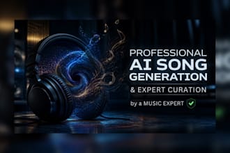 create a professional custom ai song curated by a music expert
