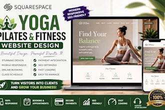 build squarespace yoga website pilates websites squarespace fitness website yoga