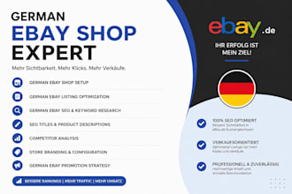 do german ebay shop listing ebay setup german ebay promotion ebay seo marketing