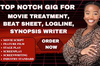 logline, synopsis, beat sheet, movie treatment for yr screenplay, feature film