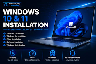 install or reinstall windows 10 and 11 remotely
