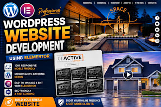 design or redesign a responsive wordpress website