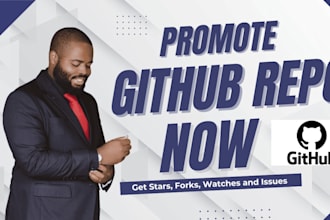 do organic github promotion for github project repository to increase visibility