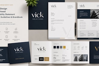 letterhead design capability statement company logo brand guideline brand book