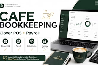 do cafe bookkeeping, clover pos and payroll