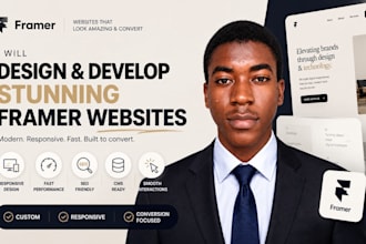 design framer website redesign framer landing page
