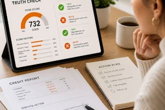 fix credit report, remove inquire, negative item, boost score from all 3 bureau