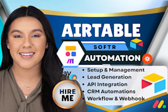 do airtable automation, airtable database crm, clay com, n8n ai, softr webapp