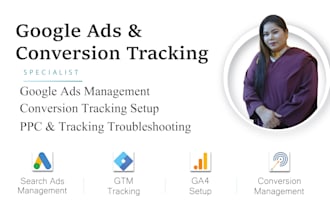 google ads PPC setup and conversion tracking