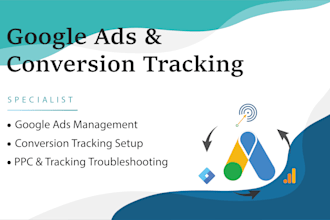 google ads PPC setup and conversion tracking