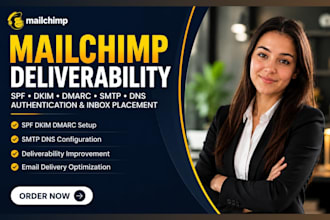fix mailchimp deliverability spf dkim dmarc domain authentication smtp dns spam